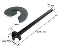 Свая винтовая сварная 76/2000